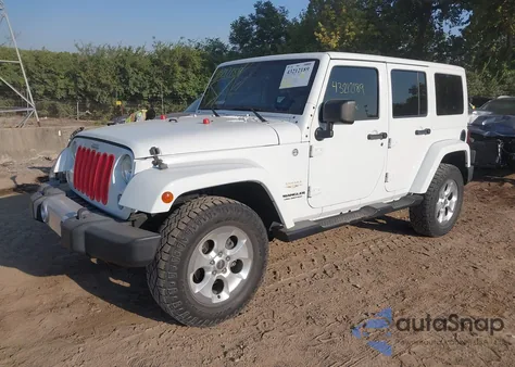 2014 Jeep Wrangler Unlimited Sahara z USA, uszkodzony, nr VIN 1C4BJWEG6EL110779